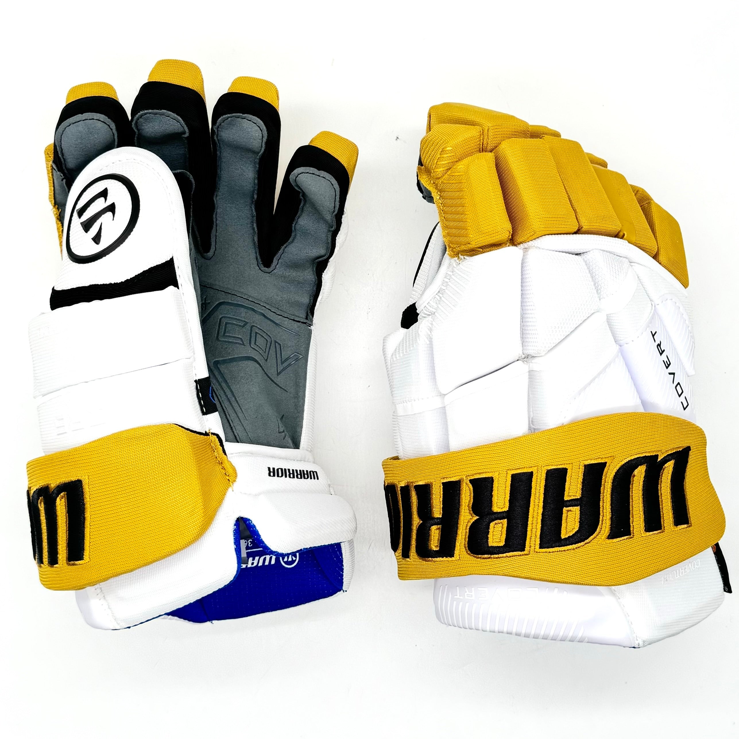Warrior Covert QR6 - Gants d'équipe - Vegas Golden Knights (blanc/or)